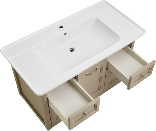 Тумба под раковину ASB-Woodline   Толедо 105 11211 (бежевый)